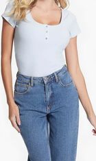 Karlee Jewel Button Henley T-shirt
