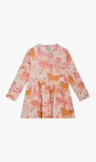 Long Sleeve Horse Print Dress