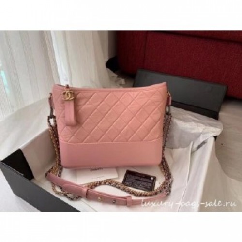 Chanel gabrielle hobo bag A93824 pink AQ01956 Chanel gabrielle hobo bag A93824 pink AQ01956