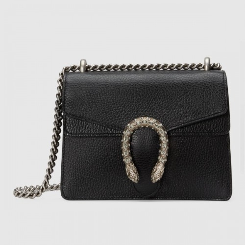 Black Mini Dionysus Leather Bag Black Mini Dionysus Leather Bag