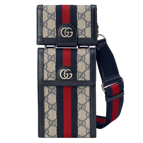 Ophidia mini bag and detachable wallet