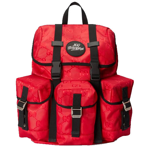 100 Thieves x Gucci Off The Grid series backpack