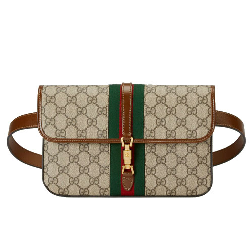 Jackie 1961 belt bag Beige ebony GG Supreme canvas Jackie 1961 belt bag Beige ebony GG Supreme canvas