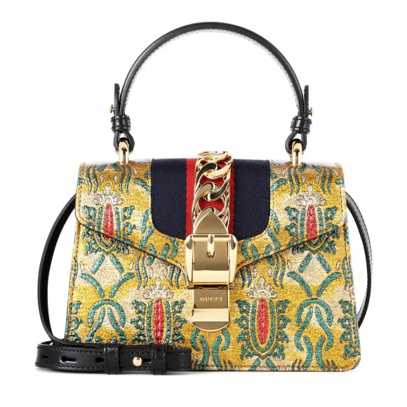 Sylvie Mini brocade shoulder P00253948 Sylvie Mini brocade shoulder P00253948