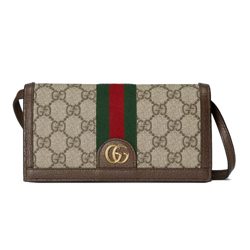 Ophidia GG mini bag Beige and ebony GG Supreme canvas