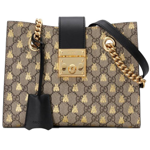 Padlock small GG Bee 498156 Padlock small GG Bee 498156