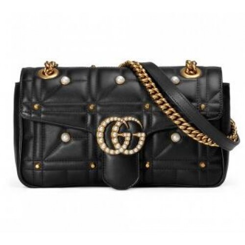 GG Marmont Small Pearly NMV36G4