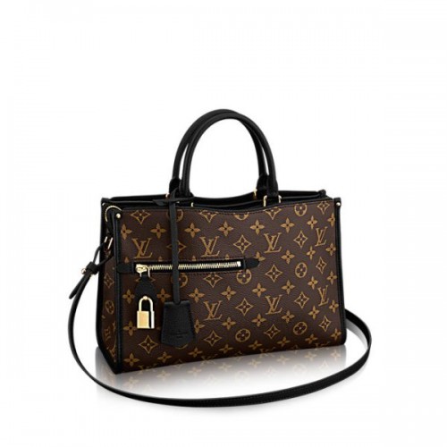 Louis Vuitton Monogram Canvas POPINCOURT MM NOIR BLACK