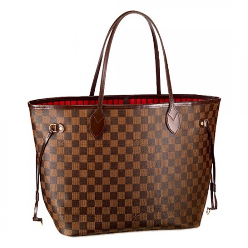 Louis Vuitton N51105 Neverfull MM Shoulder Bag Damier Ebene Canvas Louis Vuitton N51105 Neverfull MM Shoulder Bag Damier Ebene Canvas