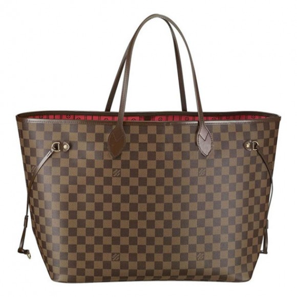 Louis Vuitton N51106 Neverfull GM Shoulder Bag Damier Ebene Canvas Louis Vuitton N51106 Neverfull GM Shoulder Bag Damier Ebene Canvas