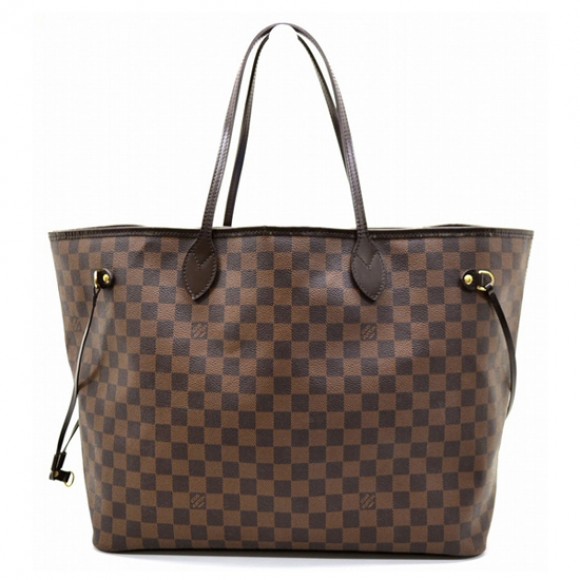 Louis Vuitton N51106 Neverfull GM Shoulder Bag Damier Ebene Canvas Louis Vuitton N51106 Neverfull GM Shoulder Bag Damier Ebene Canvas