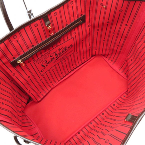 Louis Vuitton N51106 Neverfull GM Shoulder Bag Damier Ebene Canvas Louis Vuitton N51106 Neverfull GM Shoulder Bag Damier Ebene Canvas