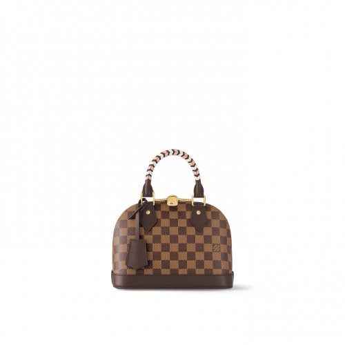 Louis Vuitton Damier Ebene coated canvas N40447 Braided Alma BB