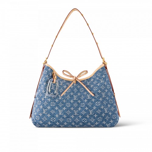 Louis Vuitton M46855 CarryAll MM Denim Blue Louis Vuitton M46855 CarryAll MM Denim Blue