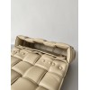 Bottega Veneta Chain Cassette Bag In Porridge Intrecciato Lambskin