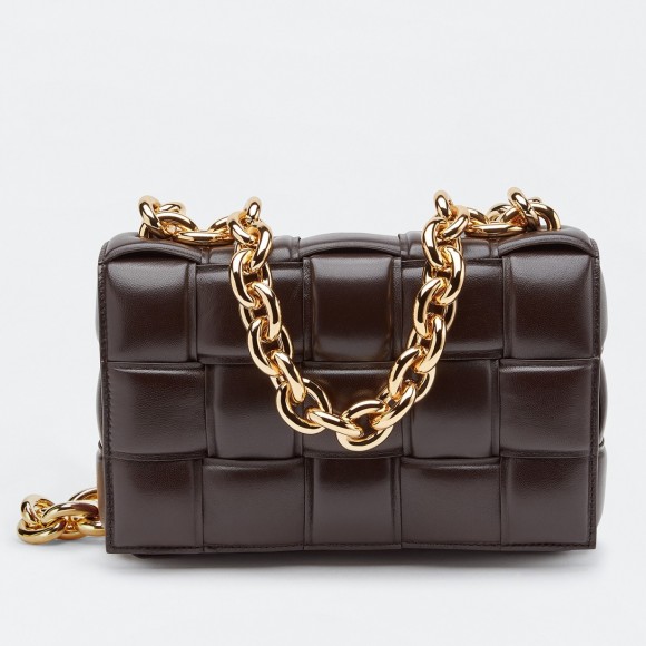 Bottega Veneta Chain Cassette Bag In Fondant Intrecciato Lambskin Bottega Veneta Chain Cassette Bag In Fondant Intrecciato Lambskin