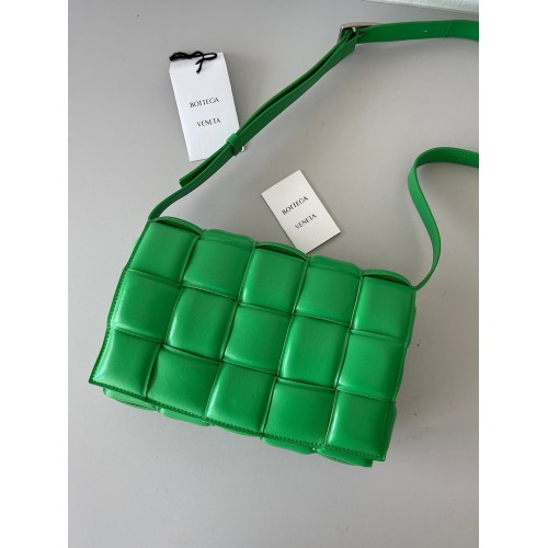 Bottega Veneta Padded Cassette Bag In Parakeet Intrecciato Lambskin Bottega Veneta Padded Cassette Bag In Parakeet Intrecciato Lambskin