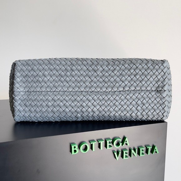 Bottega Veneta Cabat Large Bag In Thunder Intrecciato Lambskin Bottega Veneta Cabat Large Bag In Thunder Intrecciato Lambskin