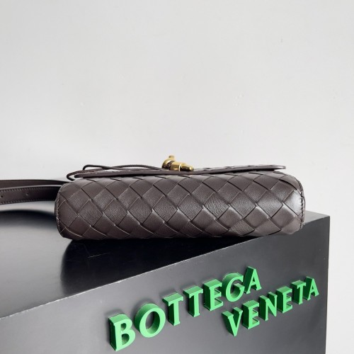 Bottega Veneta Mini Andiamo Cross-Body Bag in Fondant Intrecciato Lambskin Bottega Veneta Mini Andiamo Cross-Body Bag in Fondant Intrecciato Lambskin