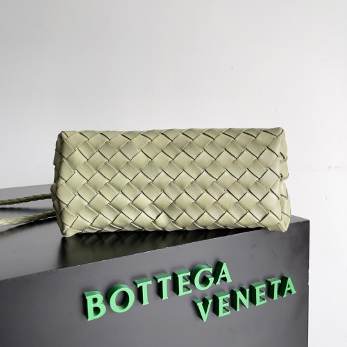 Bottega Veneta Small Andiamo Bag In Travertine Intrecciato Lambskin Bottega Veneta Small Andiamo Bag In Travertine Intrecciato Lambskin