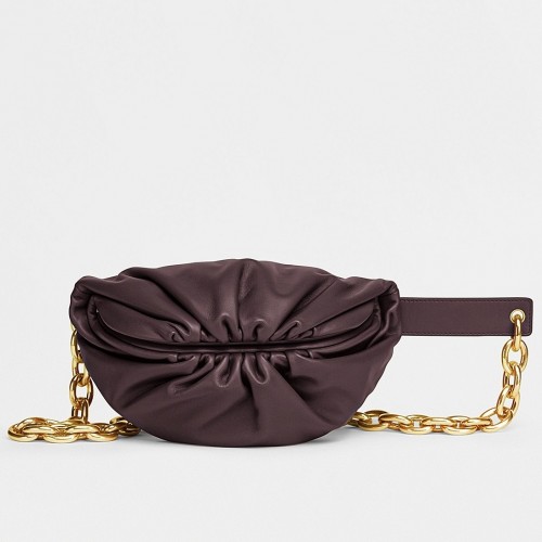 Bottega Veneta The Pouch Belt Bag In Grape Lambskin Bottega Veneta The Pouch Belt Bag In Grape Lambskin
