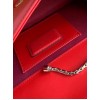 Bvlgari Serpenti Forever Small Cross-body Bag In Red Calfskin