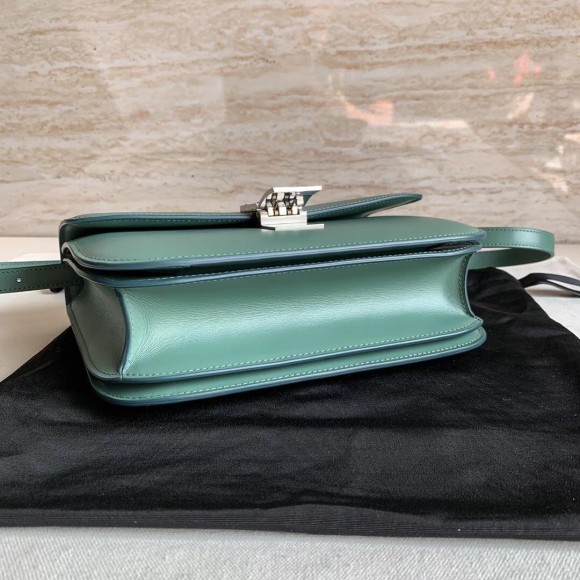 Celine Classic Box Medium Bag In Celadon Box Calfskin Celine Classic Box Medium Bag In Celadon Box Calfskin