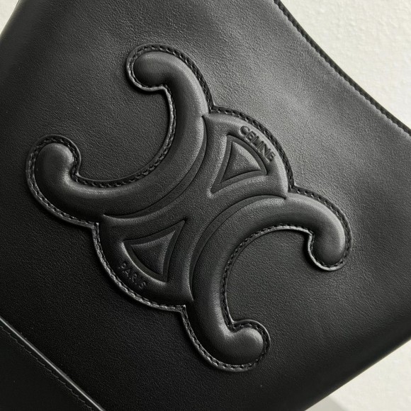 Celine Small Bucket Cuir Triomphe In Black Calfskin Celine Small Bucket Cuir Triomphe In Black Calfskin