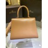 Delvaux Brillant MM Bag in Tender Beige Box Calf Leather