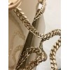 Dior Lady Dior Mini Chain Bag with Chain in Aesthetic Beige Patent Calfskin