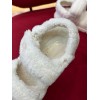 Dior Dioract Sandals In White Shearling
