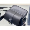 Dior Hit the Road Messenger Bag In Black CD Diamond Canvas
