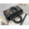 Dior Lady D-Joy Micro Bag In Black Cannage Lambskin