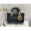 Dior Lady D-Joy Micro Bag In Black Cannage Lambskin