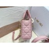 Dior Lady D-Joy Small Bag In Peony Pink Cannage Lambskin