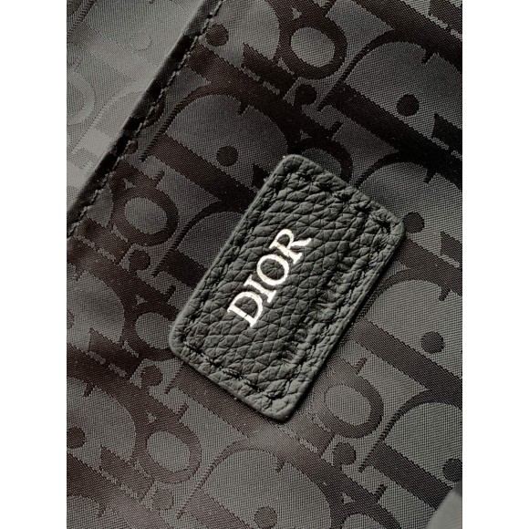 Dior Safari Tote Bag in Black Grained Calfskin Dior Safari Tote Bag in Black Grained Calfskin
