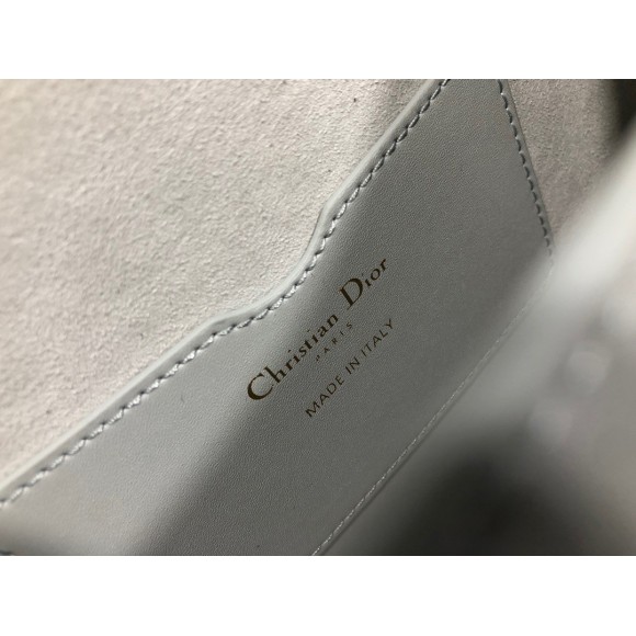 Dior Bobby Medium Bag In Grey Box Calfskin Dior Bobby Medium Bag In Grey Box Calfskin