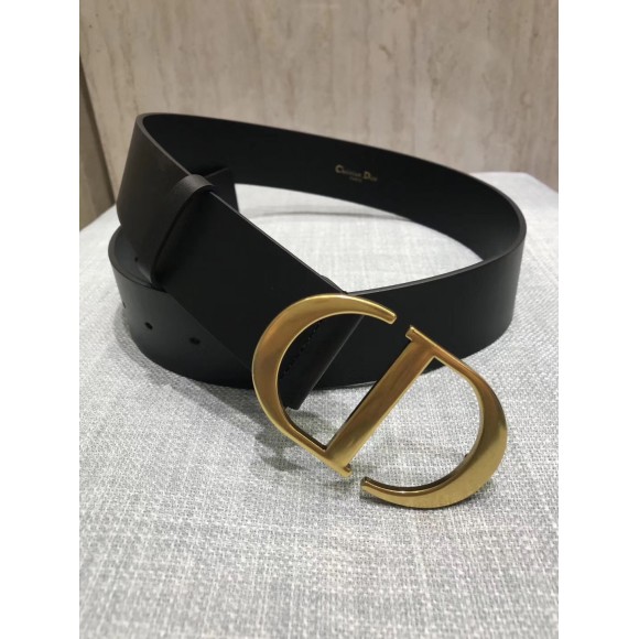 Dior 30 Montaigne 35MM Belt In Black Smooth Calfskin Dior 30 Montaigne 35MM Belt In Black Smooth Calfskin