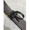Dior 30 Montaigne 35MM Belt In Black Smooth Calfskin