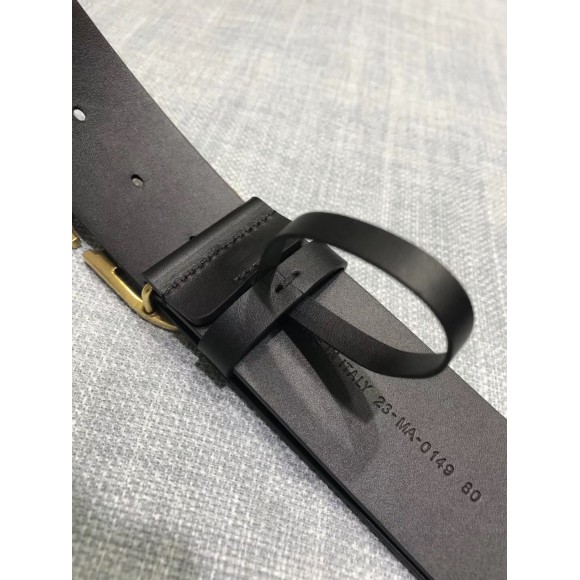 Dior 30 Montaigne 35MM Belt In Black Smooth Calfskin Dior 30 Montaigne 35MM Belt In Black Smooth Calfskin