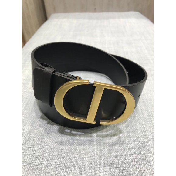 Dior 30 Montaigne 35MM Belt In Black Smooth Calfskin Dior 30 Montaigne 35MM Belt In Black Smooth Calfskin