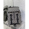 Dior Explorer Backpack In Black Dior Oblique Jacquard