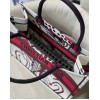 Dior Medium Book Tote Bag In Latte Multicolor Cupidon Embroidery