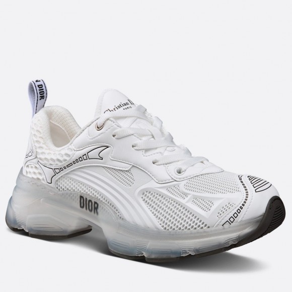Dior Vibe Sneakers in White Technical Fabric and Mesh Dior Vibe Sneakers in White Technical Fabric and Mesh