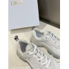 Dior Vibe Sneakers in White Technical Fabric and Mesh