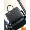 Dior Lingot Briefcase in Black Grained Calfskin