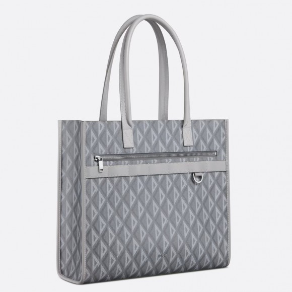 Dior Safari Tote Bag in Grey CD Diamond Canvas Dior Safari Tote Bag in Grey CD Diamond Canvas