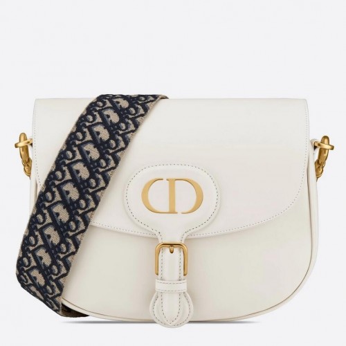 Dior Bobby Large Bag In White Box Calfskin Dior Bobby Large Bag In White Box Calfskin