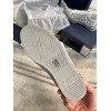 Dior Men's B23 Low-top Sneakers In White and Blue Oblique Canvas