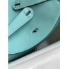 Hermes Lindy 26 Handmade Bag In Blue Atoll Swift Calfskin
